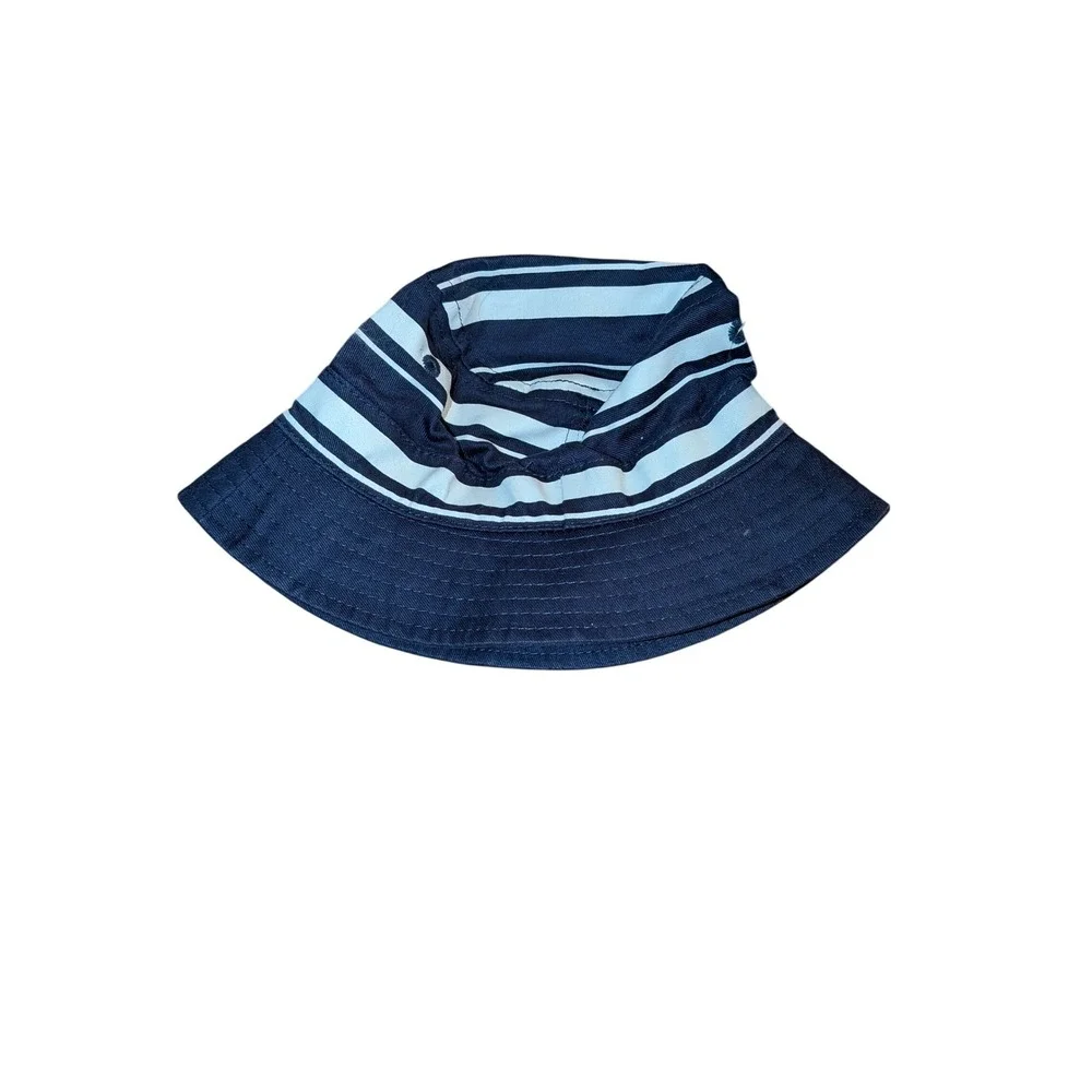 Two Feet Ahead Auburn Tigers‎ Infant Bucket Hat Navy Blue Striped Cotton AU Logo